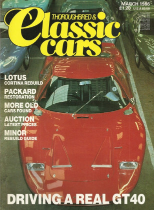 THOROUGHBRED & CLASSIC CARS 1986 MAR - GT40 TEST, G15
